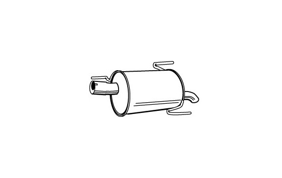 Exhaust backbox / end silencer 20688 Walker
