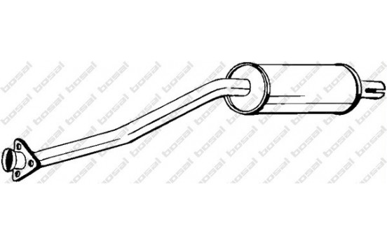 Exhaust backbox / end silencer 211-369 Bosal