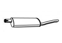 Exhaust backbox / end silencer 21101 Walker