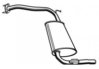 Exhaust backbox / end silencer 21138 Walker