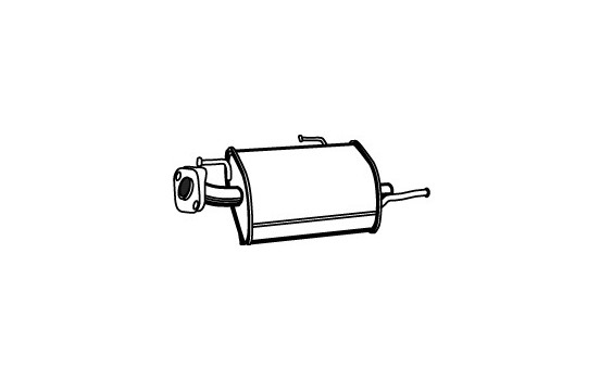 Exhaust backbox / end silencer 21231 Walker