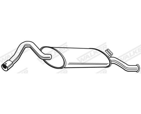 Exhaust backbox / end silencer 21342 Walker, Image 10