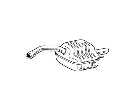 Exhaust backbox / end silencer 21397 Walker