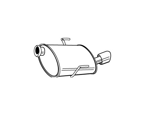 Exhaust backbox / end silencer 21475 Walker