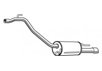 Exhaust backbox / end silencer 21478 Walker