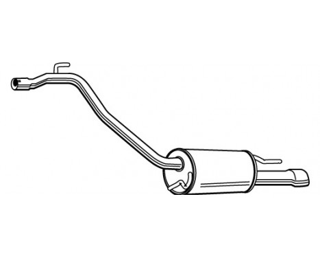 Exhaust backbox / end silencer 21478 Walker