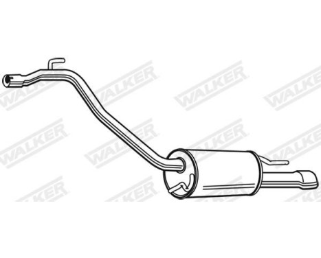 Exhaust backbox / end silencer 21478 Walker, Image 10