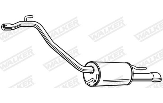 Exhaust backbox / end silencer 21478 Walker, Image 10