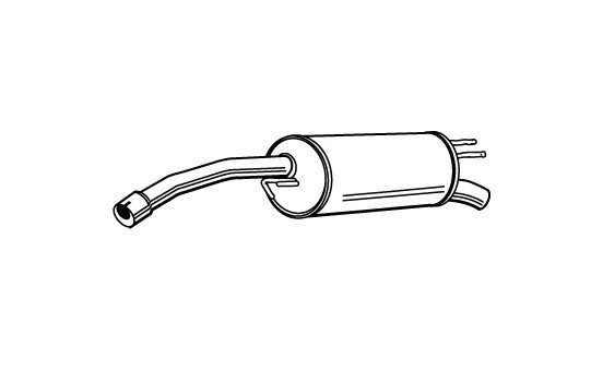 Exhaust backbox / end silencer 21496 Walker