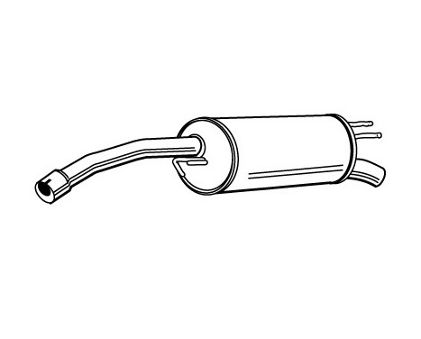 Exhaust backbox / end silencer 21497 Walker