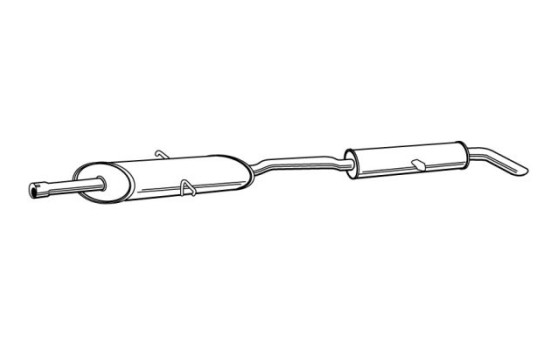 Exhaust backbox / end silencer 21521 Walker