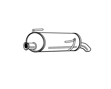 Exhaust backbox / end silencer 21884 Walker