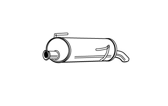 Exhaust backbox / end silencer 21884 Walker