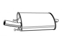 Exhaust backbox / end silencer 21891 Walker