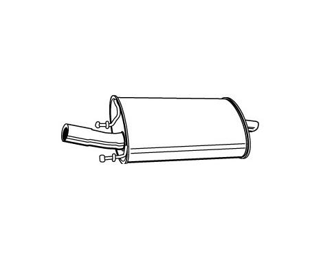 Exhaust backbox / end silencer 21891 Walker