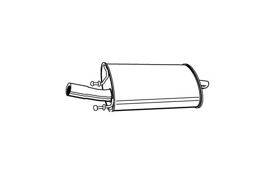 Exhaust backbox / end silencer 21891 Walker