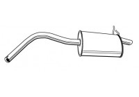 Exhaust backbox / end silencer 21892 Walker