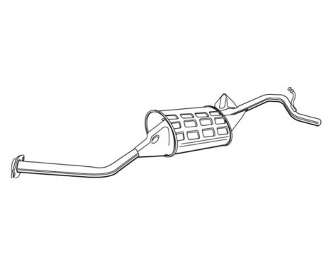 Exhaust backbox / end silencer 21896 Walker