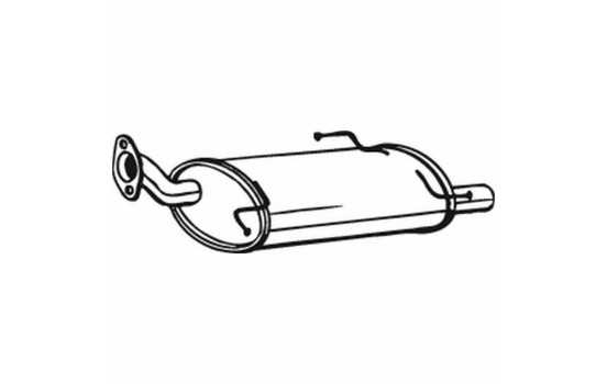 Exhaust backbox / end silencer 219-383 Bosal