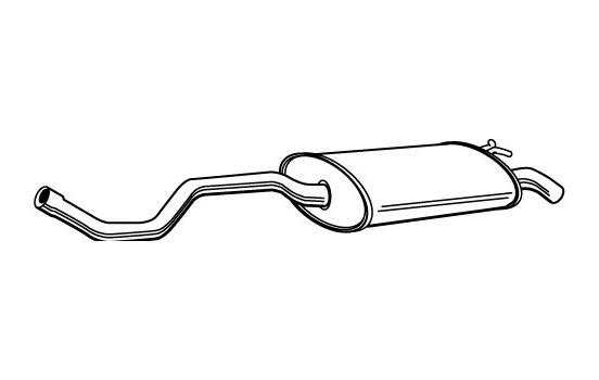 Exhaust backbox / end silencer 21924 Walker