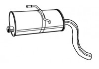 Exhaust backbox / end silencer 21993 Walker