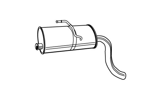 Exhaust backbox / end silencer 21993 Walker
