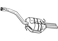 Exhaust backbox / end silencer 220-027 Bosal