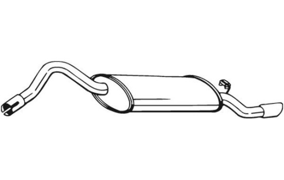 Exhaust backbox / end silencer 220-653 Bosal