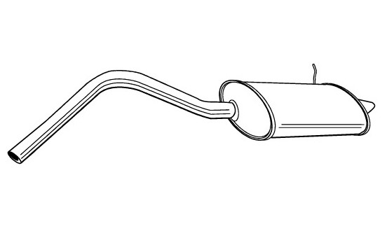 Exhaust backbox / end silencer 22003 Walker