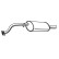 Exhaust backbox / end silencer 22012 Walker