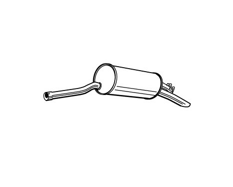 Exhaust backbox / end silencer 22046 Walker