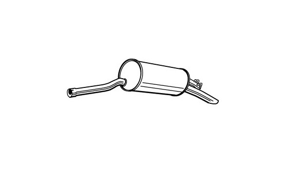 Exhaust backbox / end silencer 22046 Walker