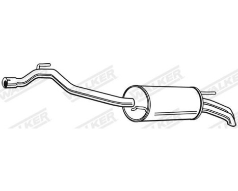 Exhaust backbox / end silencer 22091 Walker, Image 7