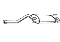 Exhaust backbox / end silencer 22111 Walker