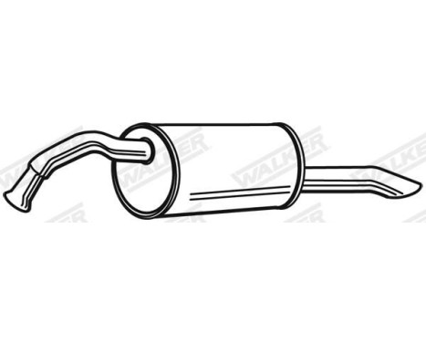Exhaust backbox / end silencer 22157 Walker, Image 6
