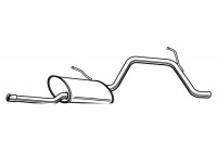Exhaust backbox / end silencer 22165 Walker
