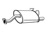 Exhaust backbox / end silencer 22201 Walker