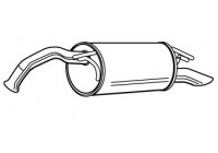 Exhaust backbox / end silencer 22203 Walker