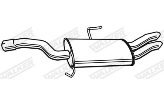 Exhaust backbox / end silencer 22286 Walker, Image 9