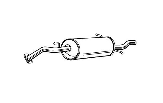 Exhaust backbox / end silencer 22292 Walker