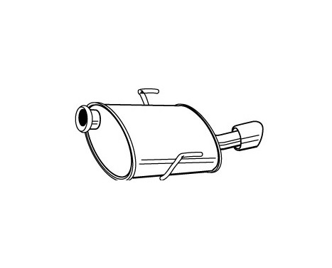 Exhaust backbox / end silencer 22298 Walker