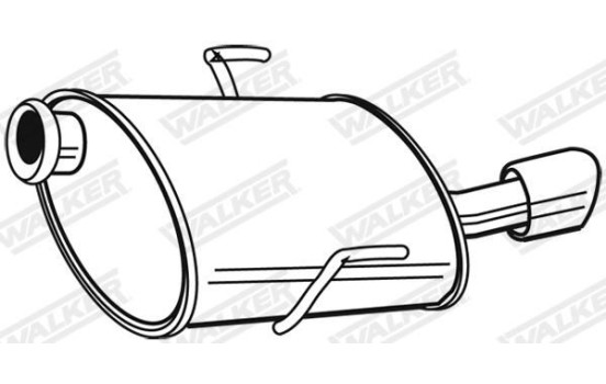 Exhaust backbox / end silencer 22298 Walker, Image 9