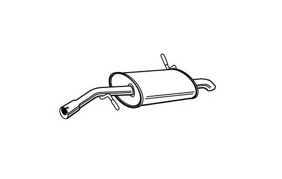 Exhaust backbox / end silencer 22308 Walker