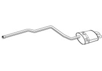 Exhaust backbox / end silencer 22343 Walker