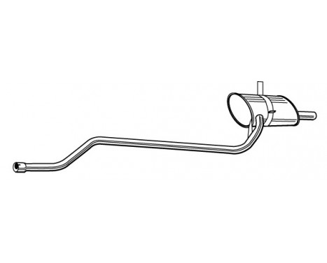 Exhaust backbox / end silencer 22379 Walker