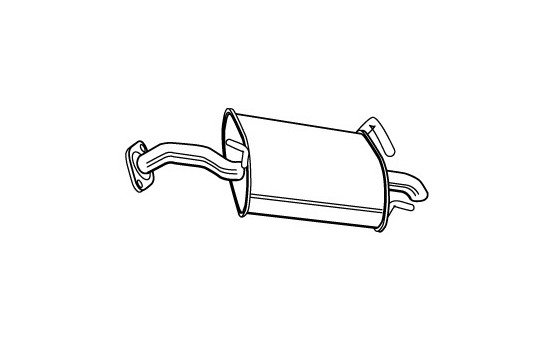 Exhaust backbox / end silencer 22391 Walker