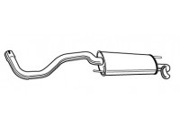 Exhaust backbox / end silencer 22413 Walker