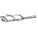 Exhaust backbox / end silencer 22421 Walker