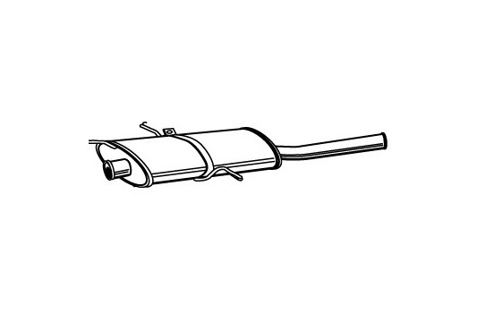 Exhaust backbox / end silencer 22421 Walker