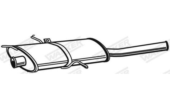 Exhaust backbox / end silencer 22421 Walker, Image 6